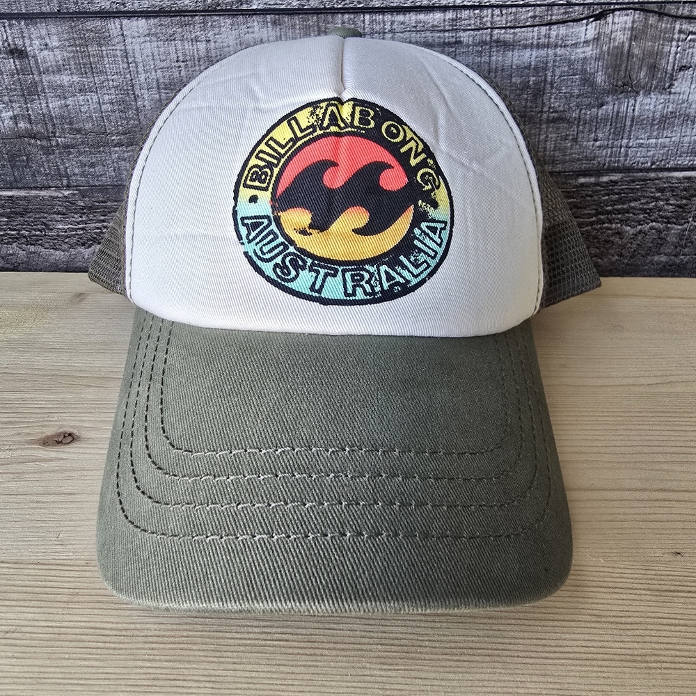 Billabong Australia Wave Foam Trucker Mesh Hat Snapback Adjustable Adult Unisex